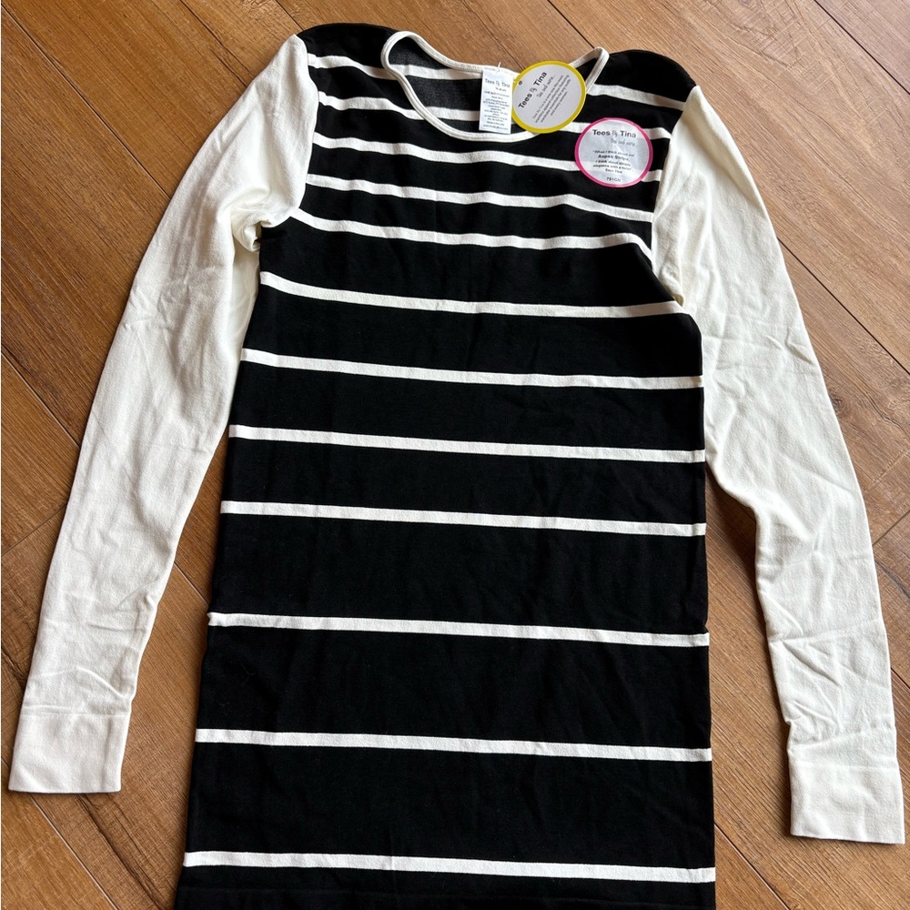 Tees by Tina Aspen Stripe Crewneck